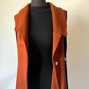 Black Sweater Dress with Vest